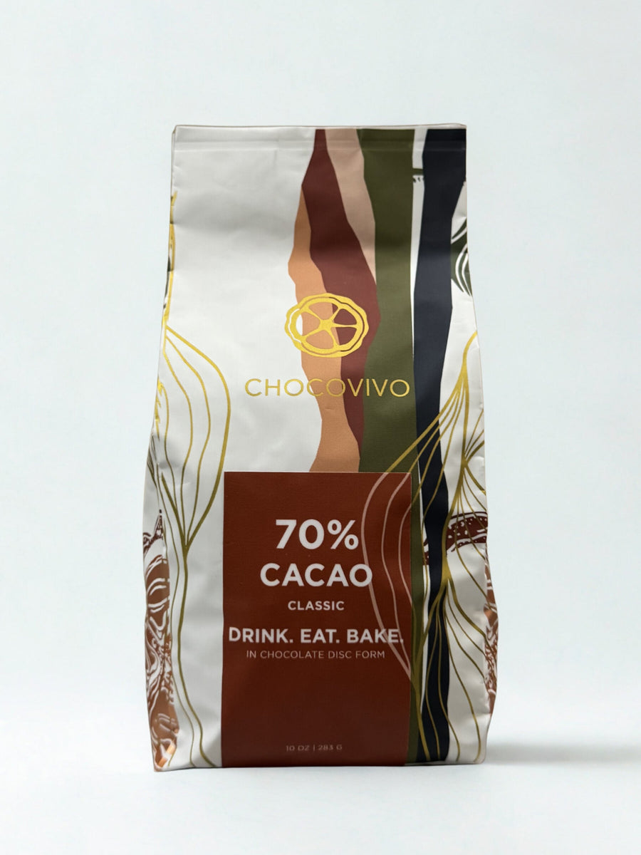 70% Chocolate Discs – ChocoVivo