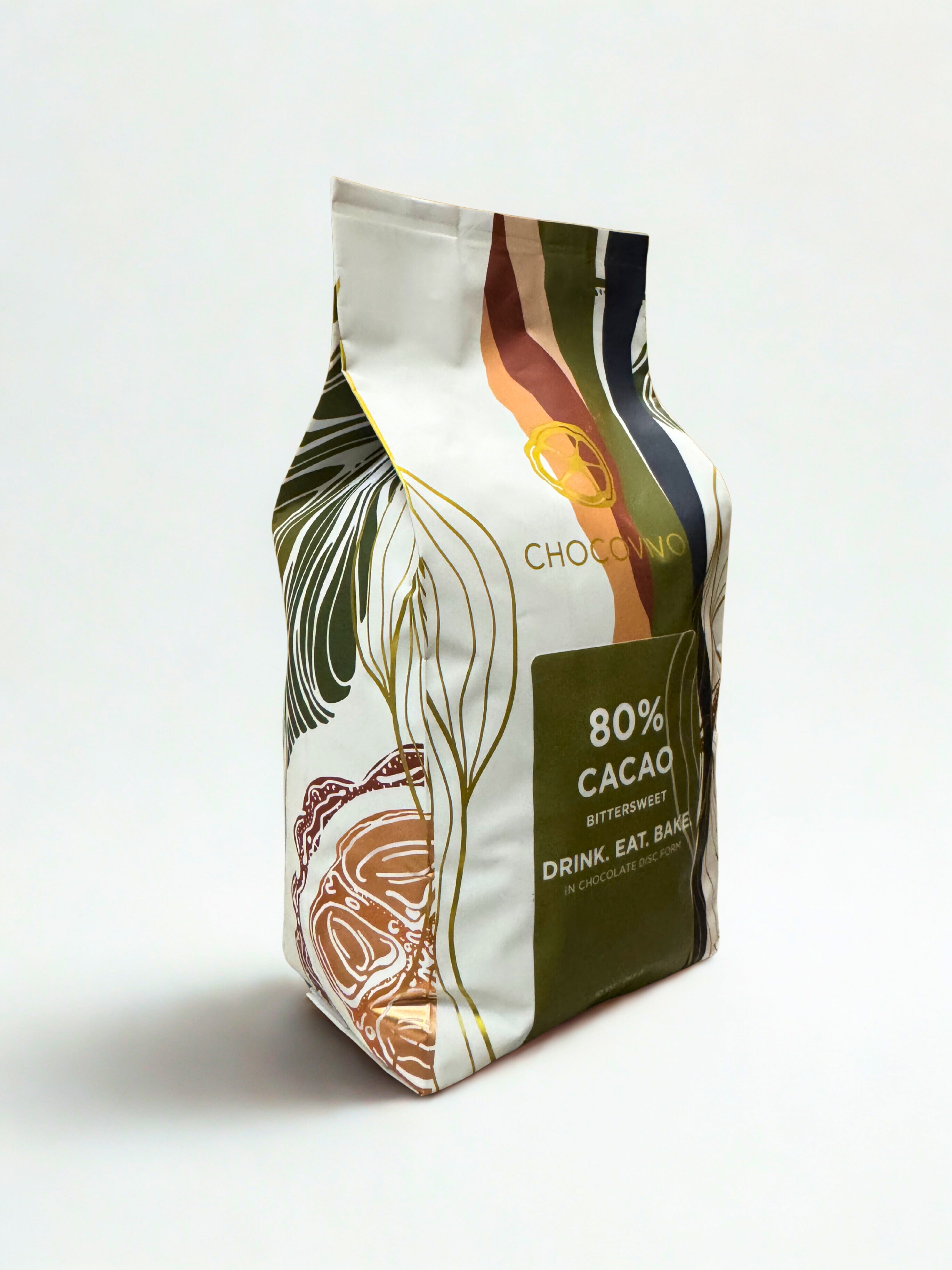 80% Chocolate Discs – ChocoVivo