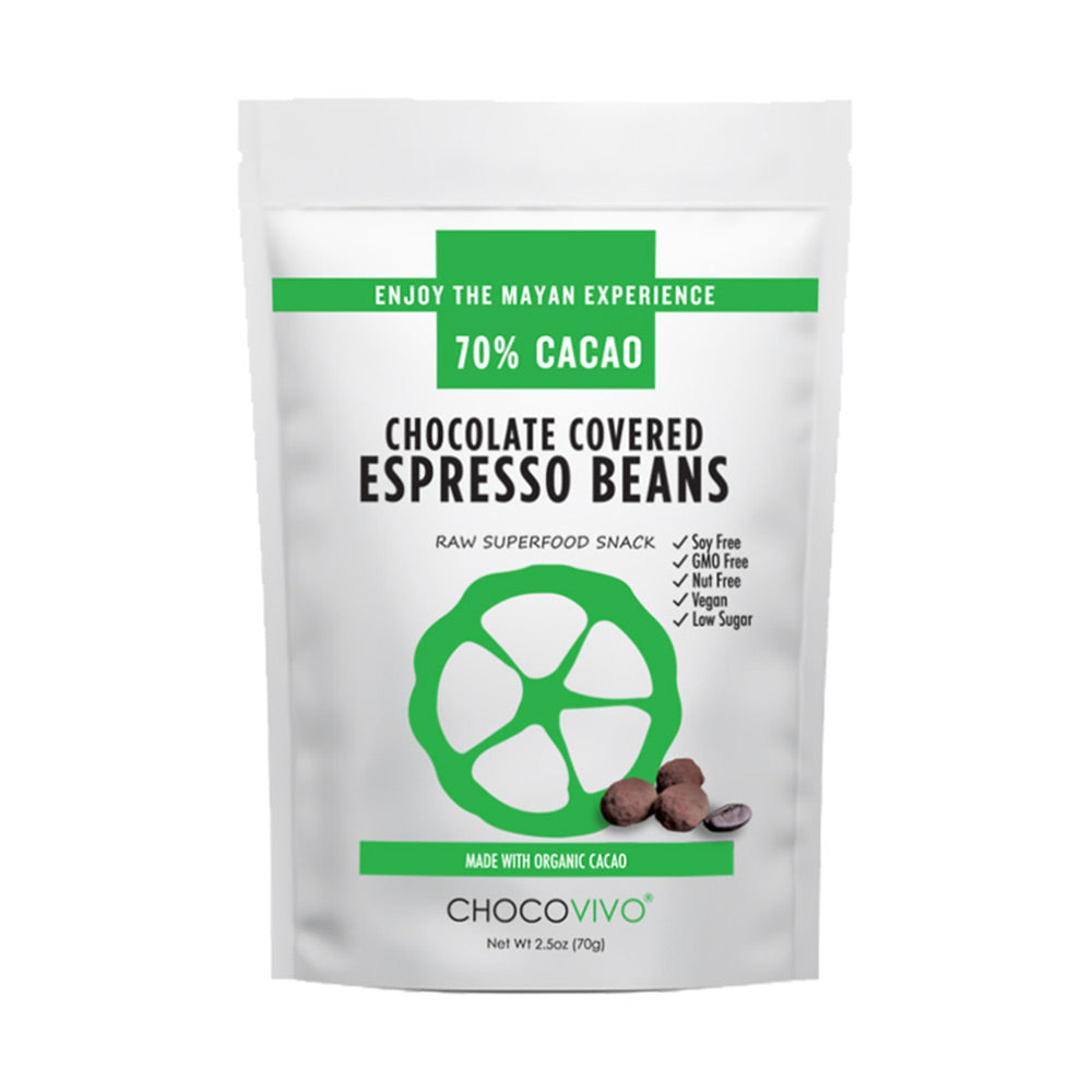 Chocolate Covered Espresso Beans 70% Cacao