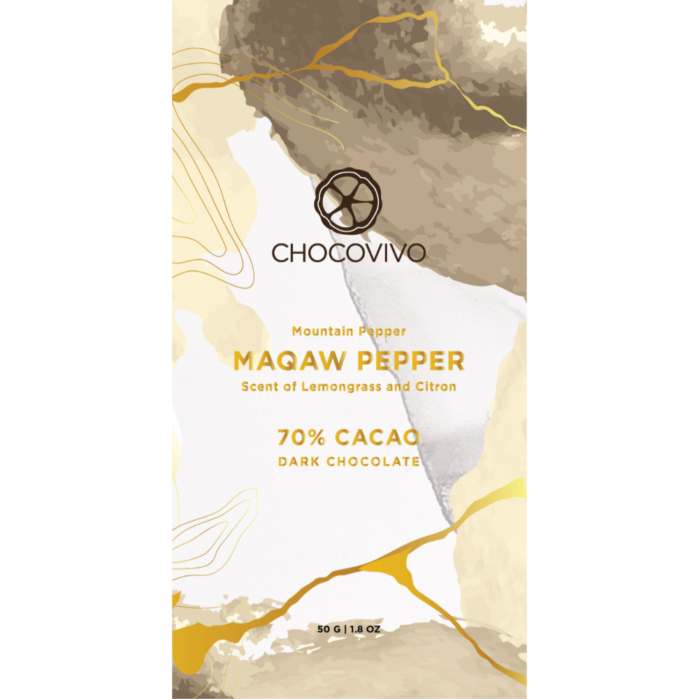 Maqaw Pepper Dark Chocolate Bar - 70% Cacao