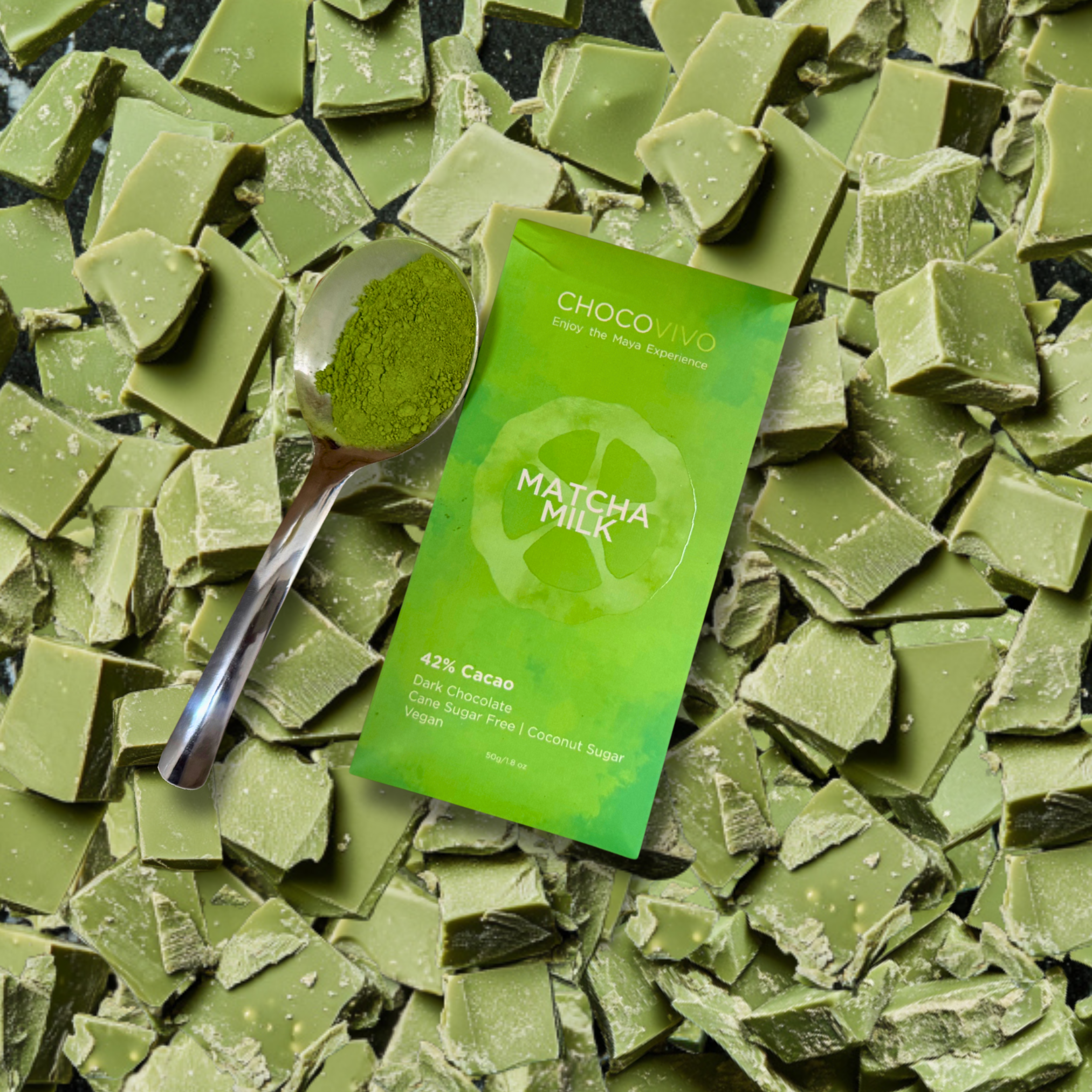 Matcha Green Tea Vegan White Chocolate Bar