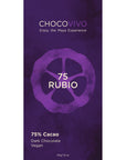 75% Rubio Cacao Dark Chocolate Bar