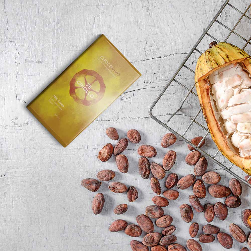 75% 可可Criollo 黑巧克力棒– ChocoVivo