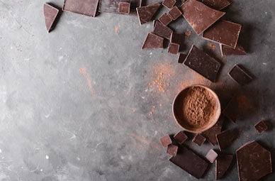 Chocolate Chunks and Cocoa Powder