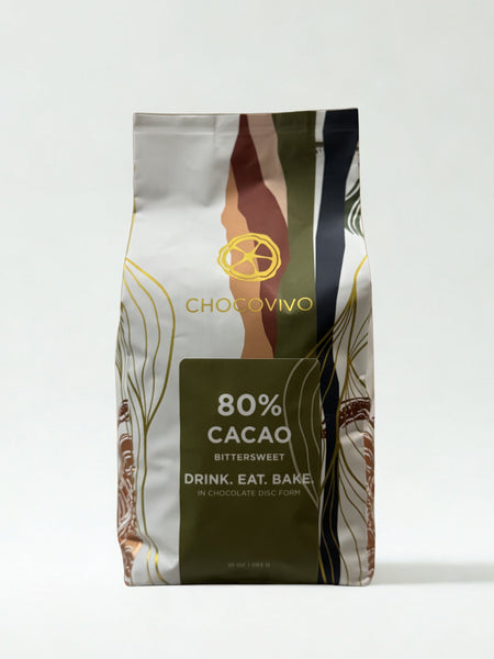 CHOCOページ 80% Chocolate Discs – ChocoVivo