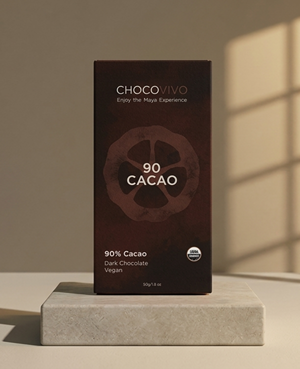 90% Cacao Dark Chocolate Bar