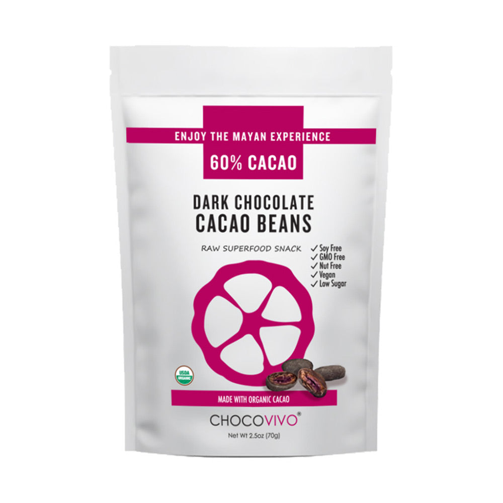 Chocolate Covered Cacao Beans 60% Cacao