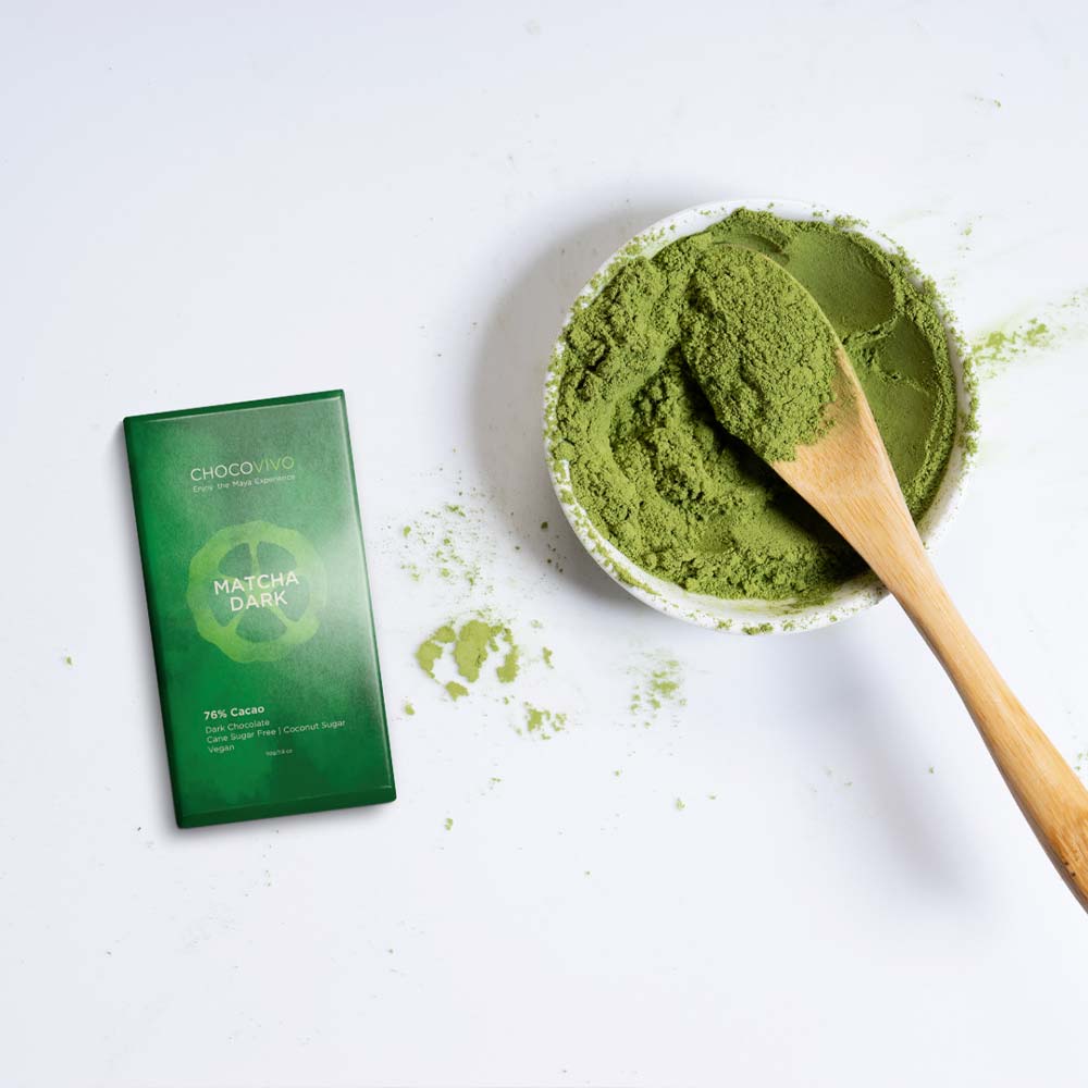 Matcha Green Tea Dark Chocolate Bar