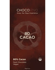 80% Cacao Dark Chocolate Bar