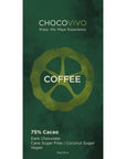 Cacao Coffee Crunch Dark Chocolate Bar - 75% Cacao with Coconut Sugar