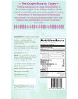 Padma Mushroom Dark Chocolate Bar - Back panel: Story, Ingredients, Nutrition Facts